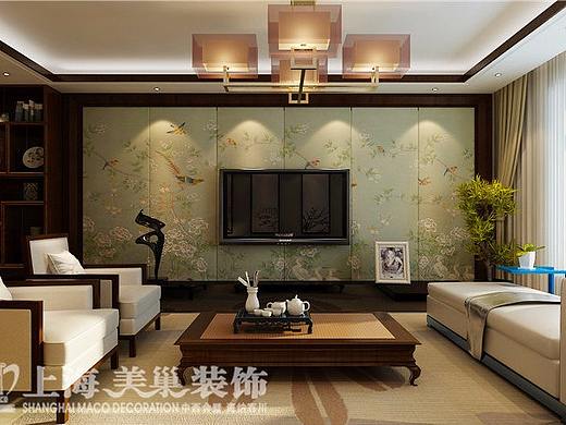 160-200平方新中式装修效果图——美巢