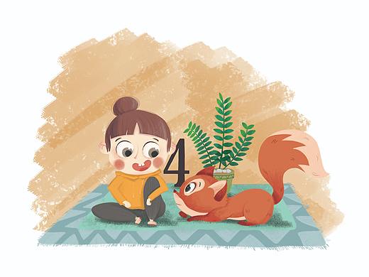 继续努力（个人主页-ZNDM4NTc3MzI=） - 儿童插画 - 站酷设计师星星就是太阳原创素材 - 站酷ZCOOL