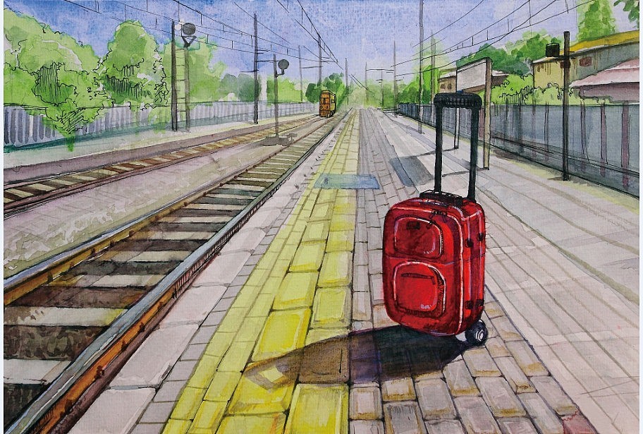 《荏苒》毕业季_山羊画画-站酷zcool