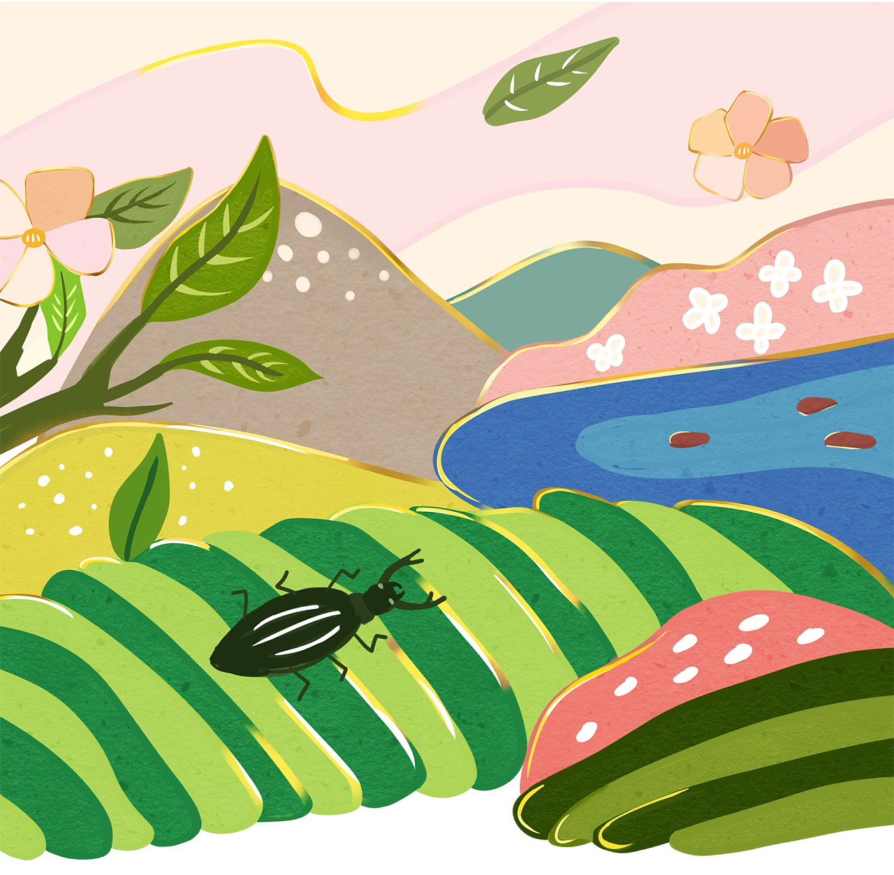 茶叶-插画包装设计|平面|包装|狼耕创意设计 - 原创作品 - 站酷