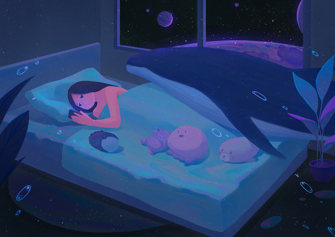 孤独星球 04|插画|创作习作|希卡w - 原创作品 - 站酷 (zcool)