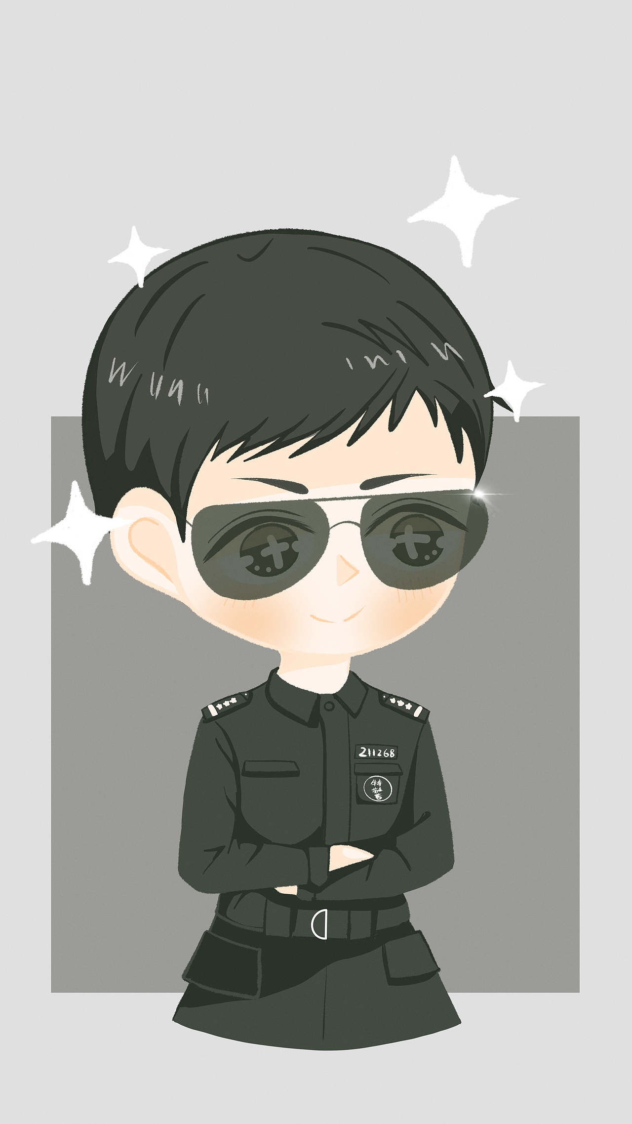 插画人物打卡练习/头像/Q版