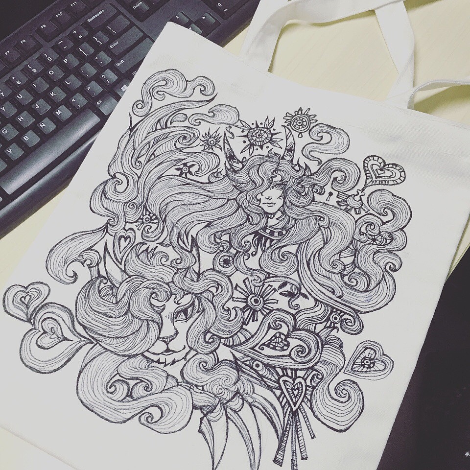 自己练习兼放松时做的一些布袋卡片和笔记本（图ZODA5NTYxMDA=） - 艺术插画 - 站酷设计师starkiller原创素材 - 站酷ZCOOL