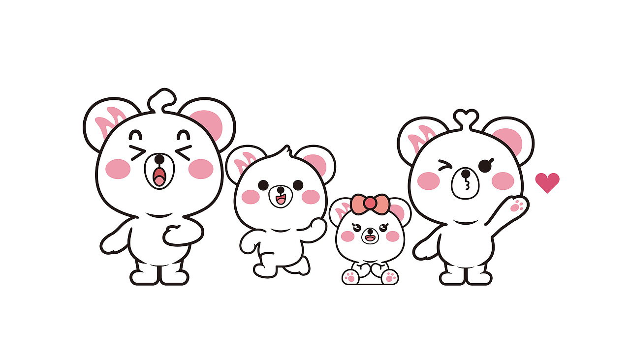 《Midea Family Q版形象设计》参赛作品