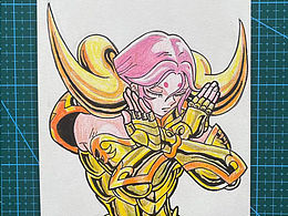 手绘12黄金圣斗士