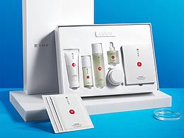 化妆品套盒丨静物场景修图