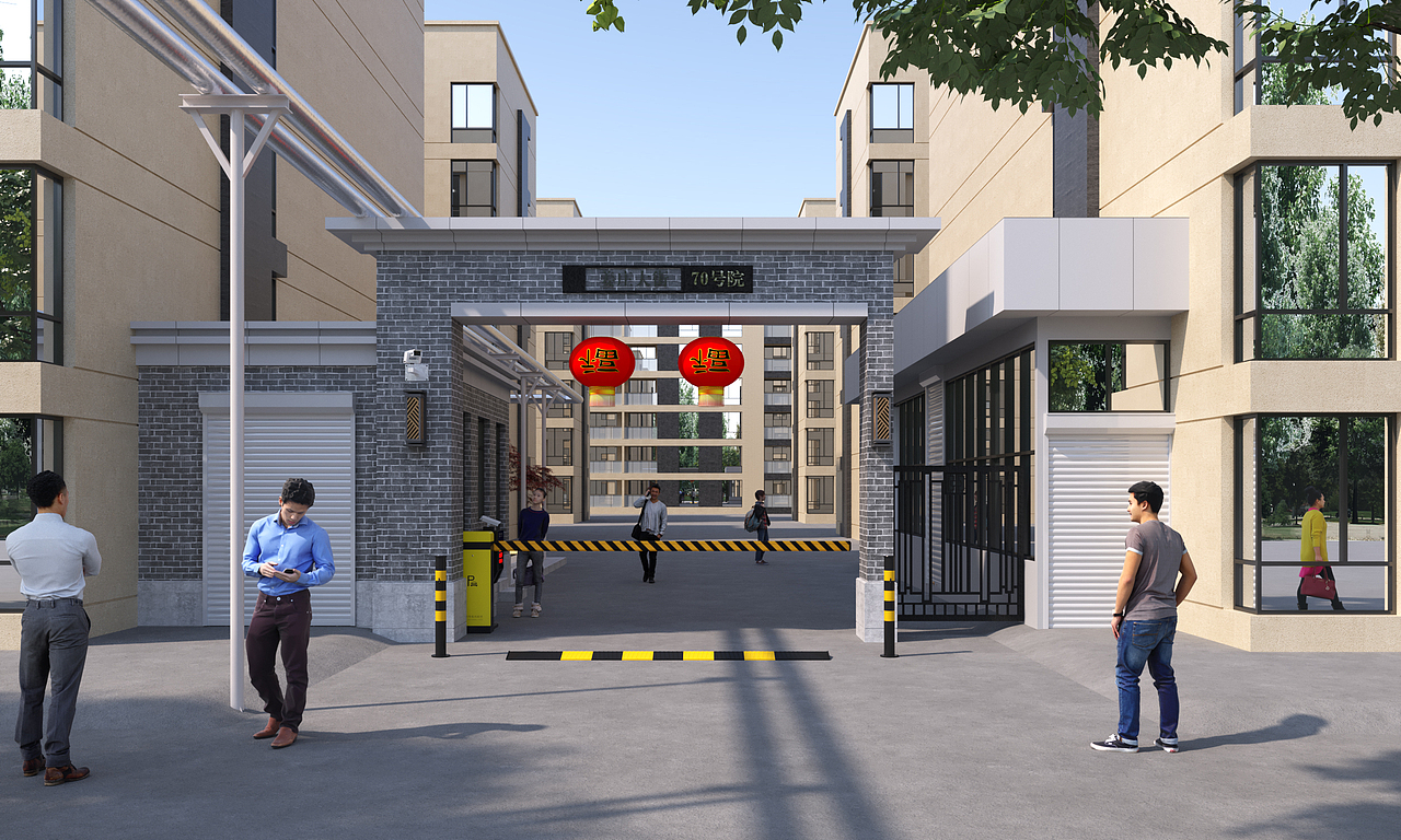 老小区大门设计方案