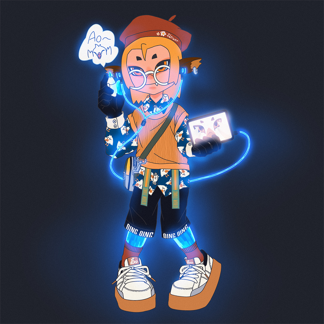 卡通潮流人设插画（图ZMjc5MjY4NzA4） - 新锐潮流插画 - 站酷设计师SHAHUHU庆庆原创素材 - 站酷ZCOOL