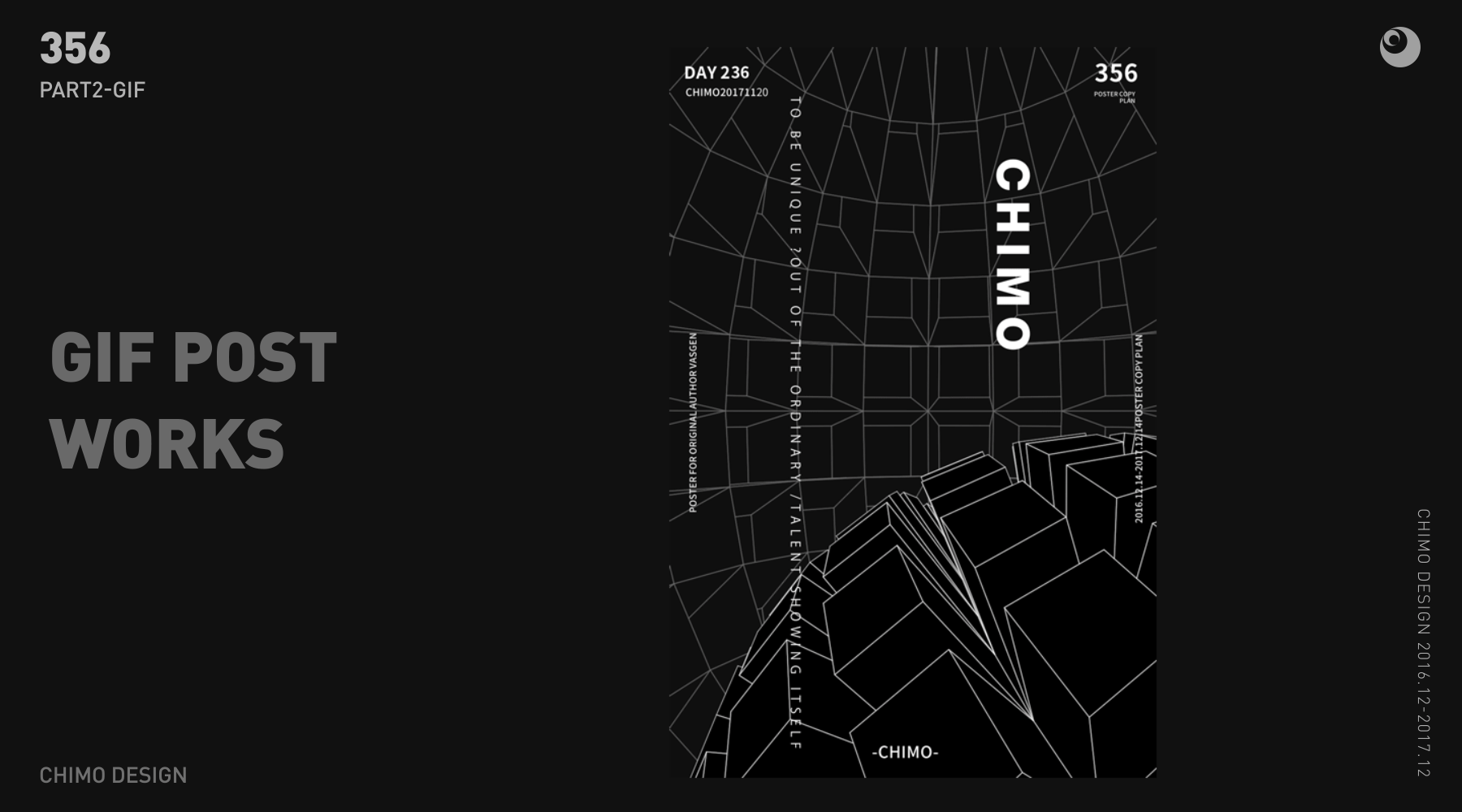 2017WORKS-356DAY POSTER PART2（图ZMTAyMjI5NjIw） - 海报 - 站酷设计师ChimoLab原创素材 - 站酷ZCOOL
