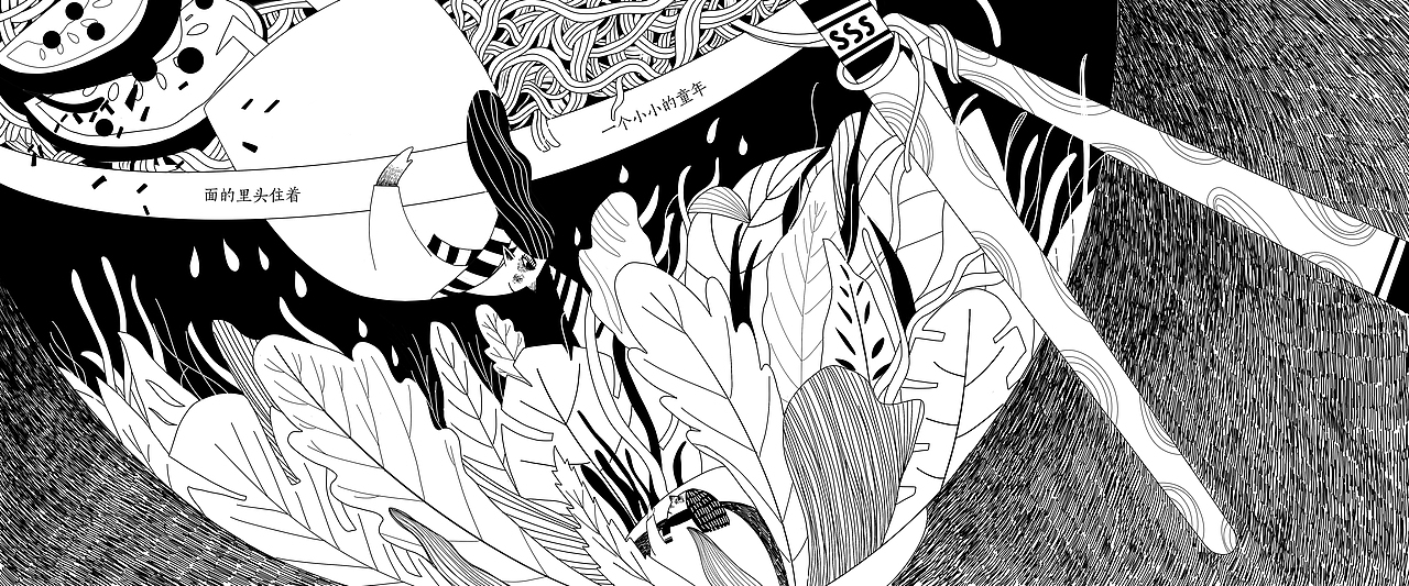 毕业设计《深夜食堂》#青春答卷2018#（图ZMTE2NDU3ODgw） - 商业插画 - 站酷设计师Wilson陈原创素材 - 站酷ZCOOL