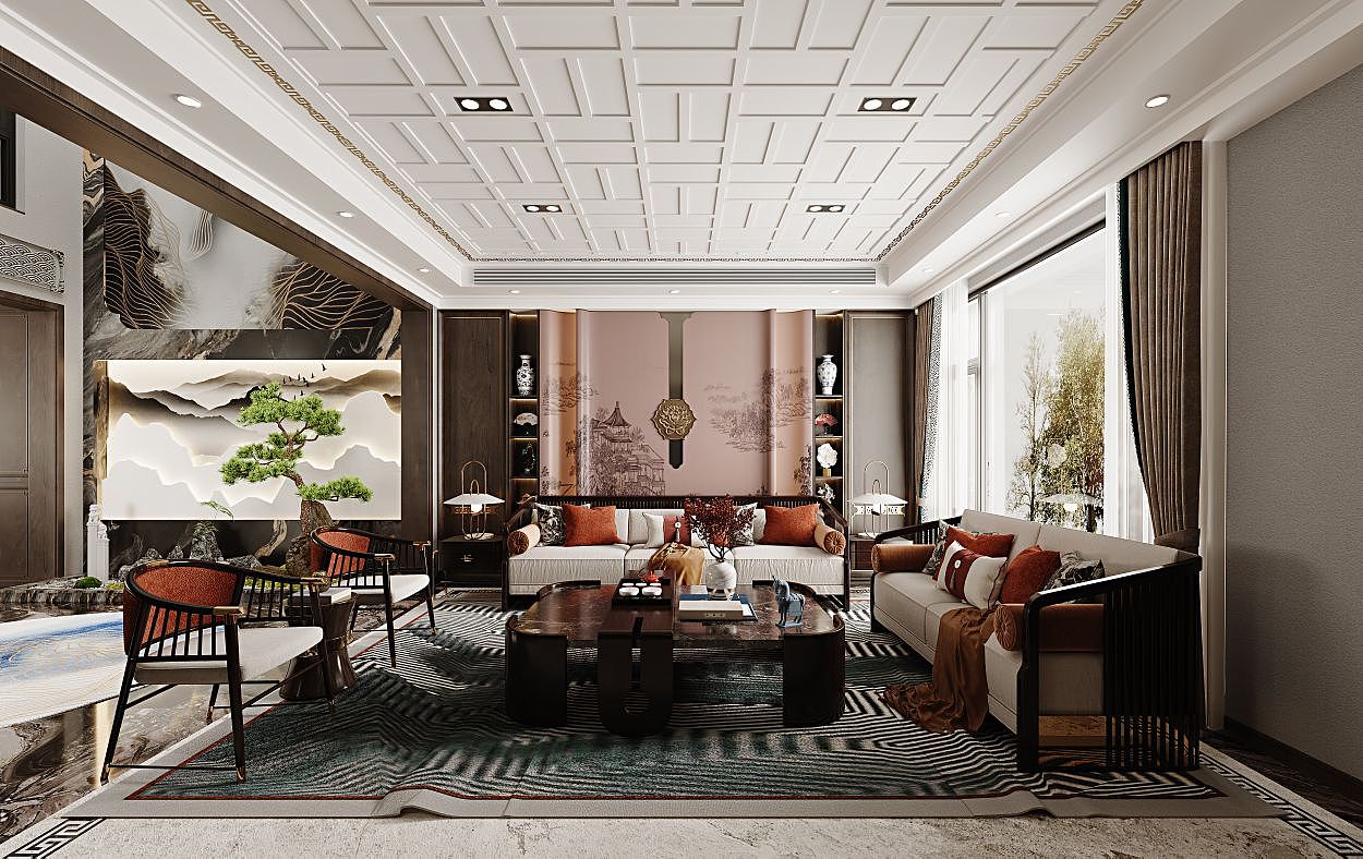 9月渲染作品|新中式