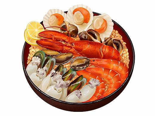 【龙虾海鲜烩饭】