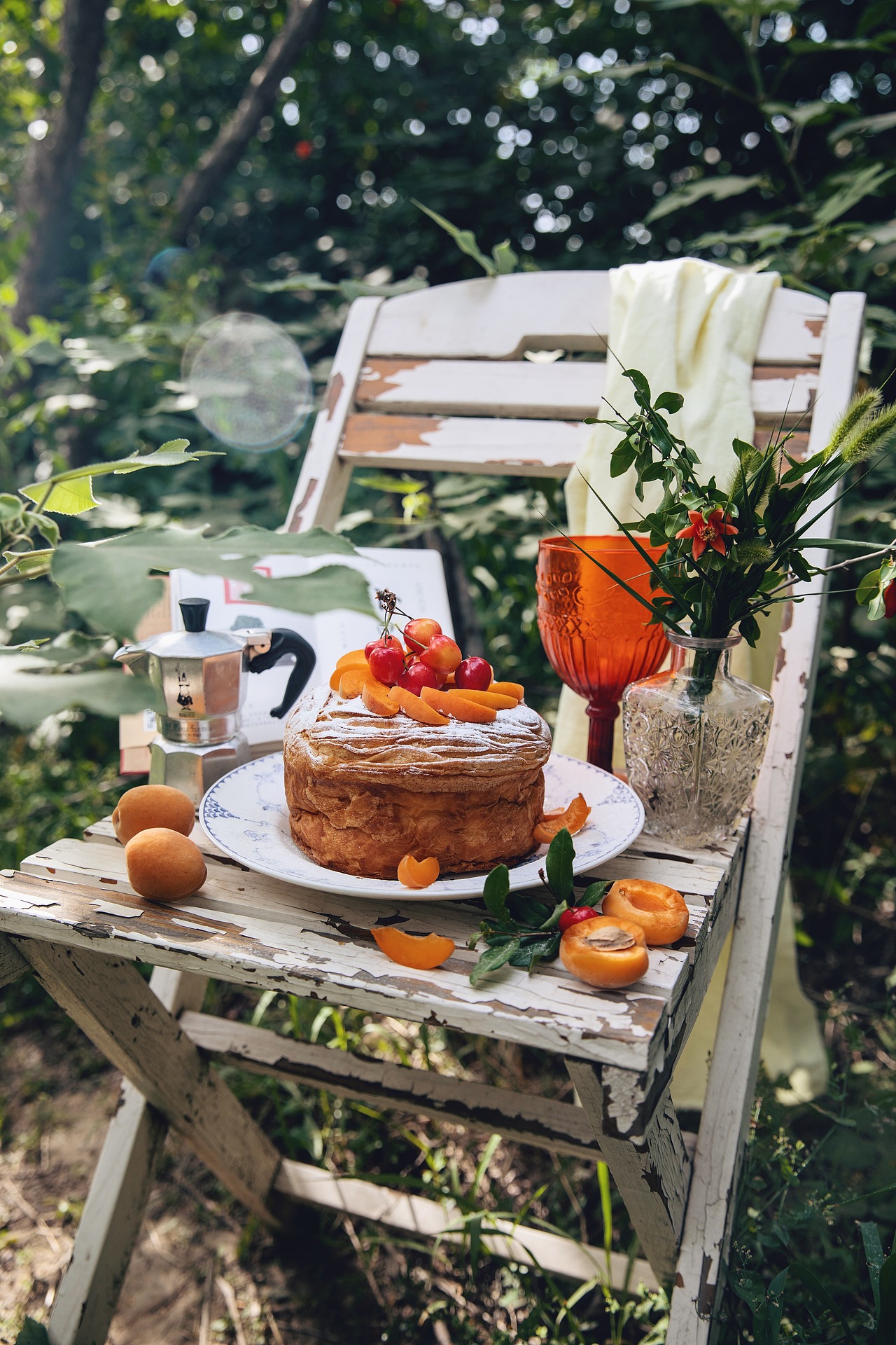 餐桌的艺术午后阳光下午茶美食摄影