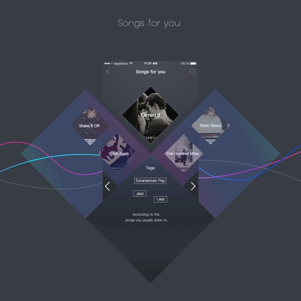 音乐类APP|UI界面|动效展示（图ZMTMxNDg4NTg0） - APP界面 - 站酷设计师车井原创素材 - 站酷ZCOOL