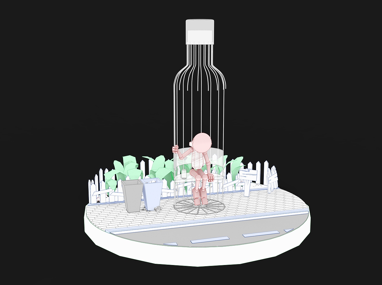 三维 卡通小练习（图ZMTQ5MDE5OTA0） - 动画/影视 - 站酷设计师N2C总部原创素材 - 站酷ZCOOL