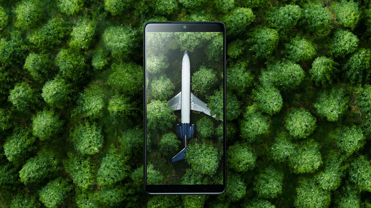 锤子科技坚果手机pro2s碳黑色黑暗森林