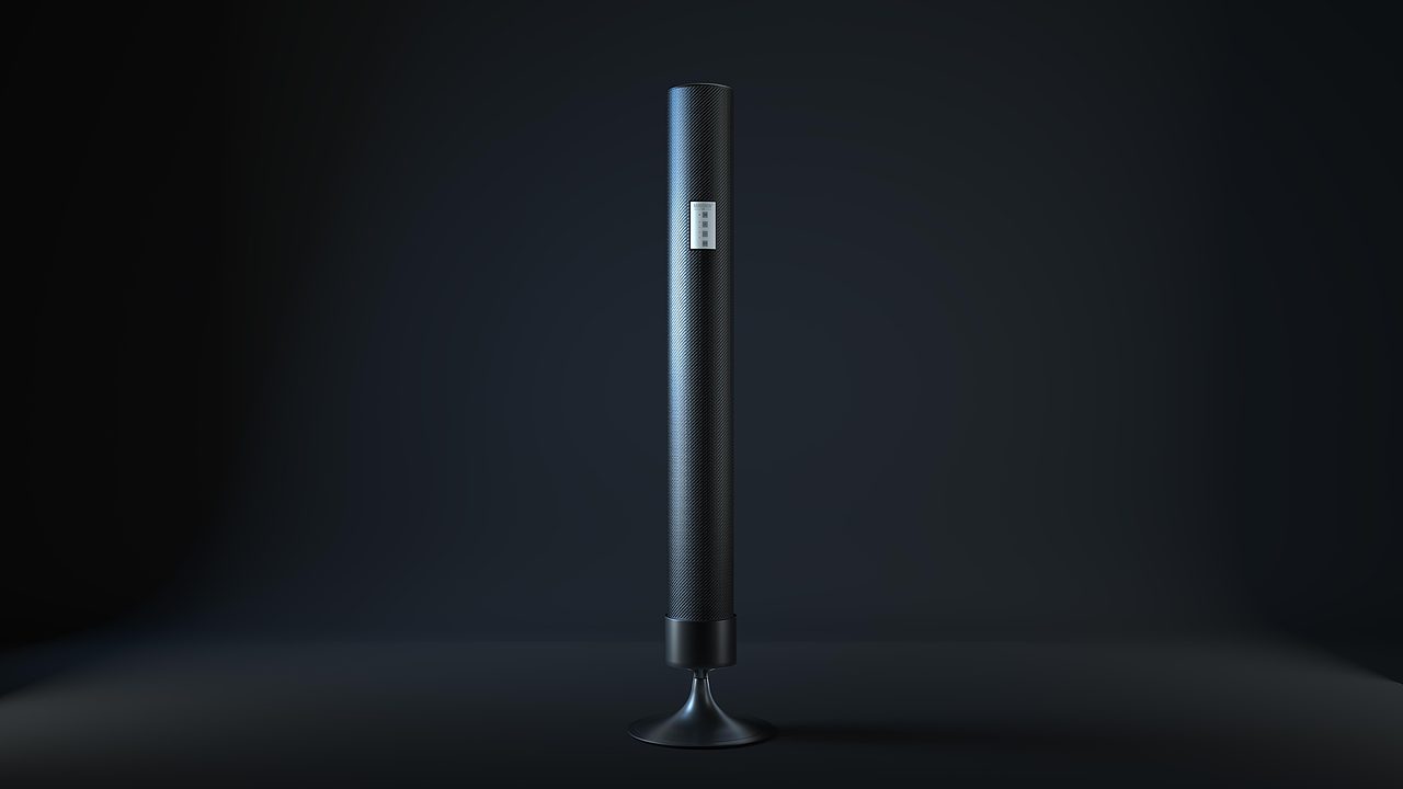 空气净化器C4D产品渲染图三维