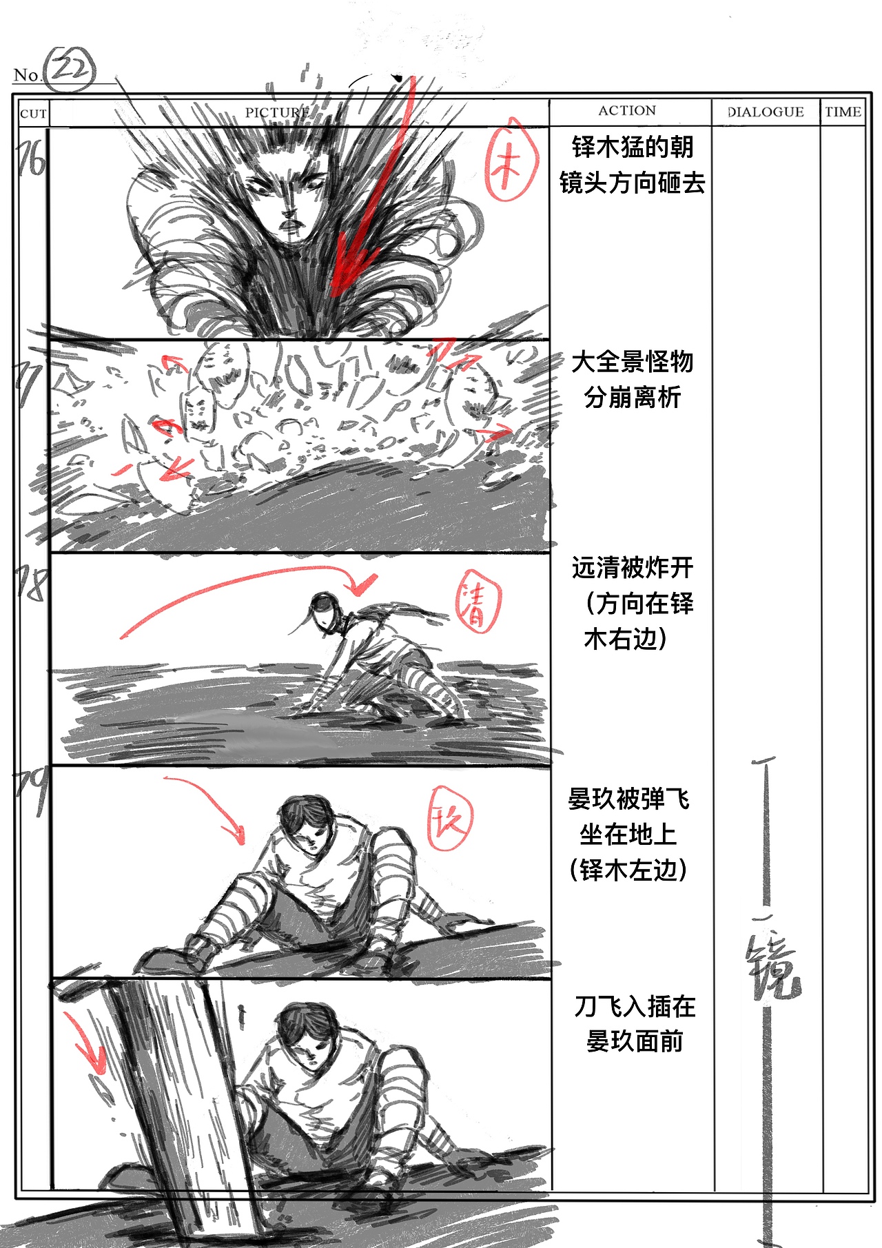 影视分镜（图ZMjg4MTc5NzY4） - 设定/分镜 - 站酷设计师分镜师地雷原创素材 - 站酷ZCOOL