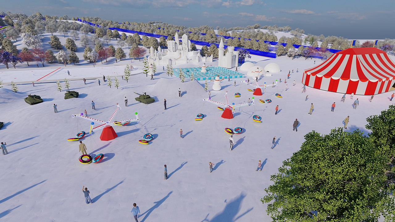 滑雪场规划设计