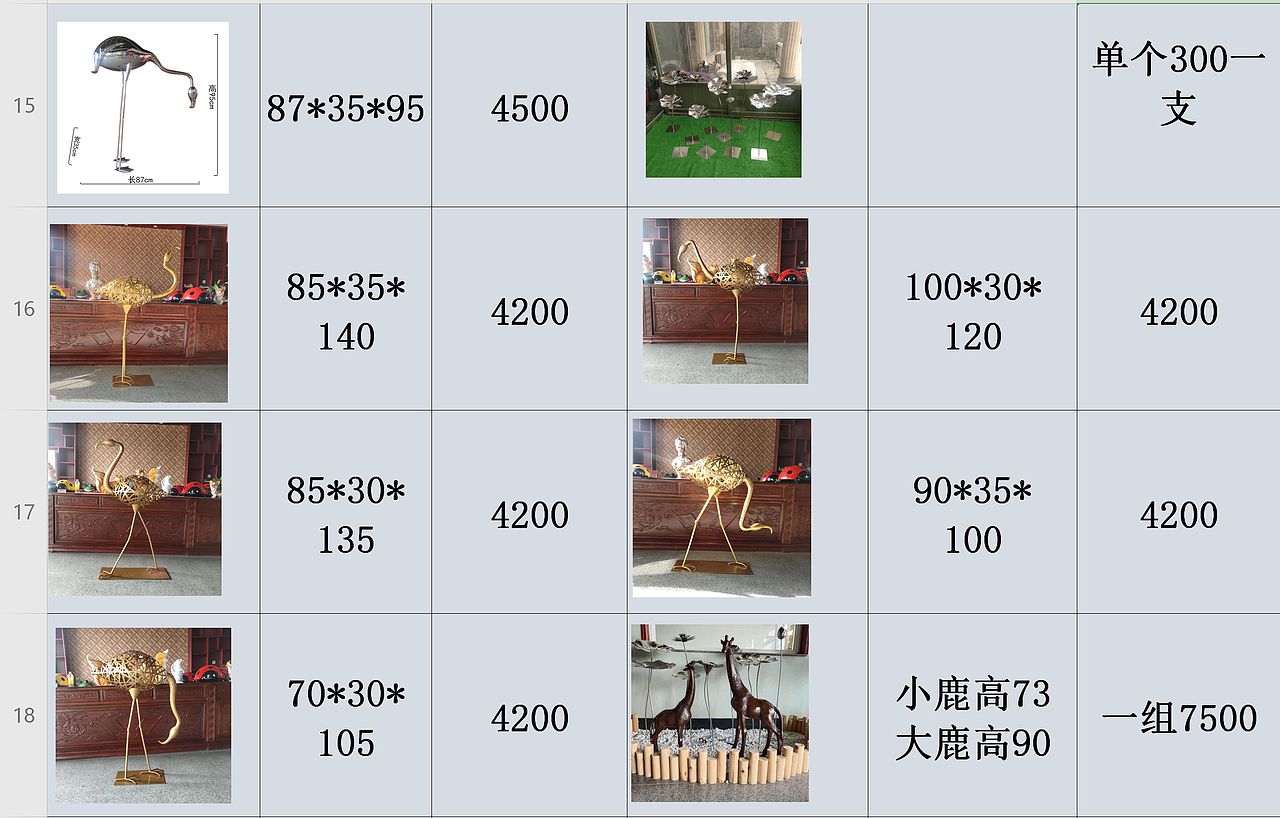 德森-【雕塑-各种成品】【资料库】图册展示bd.表格111