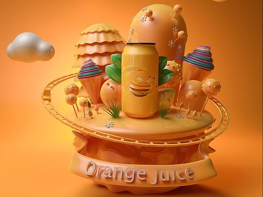 C4D-商业产品海报