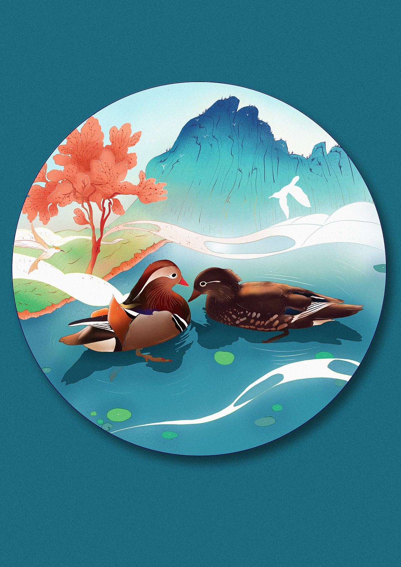 鸟类插画（图ZMjI3MDk1MTE2） - 创作习作 - 站酷设计师五馆长原创素材 - 站酷ZCOOL