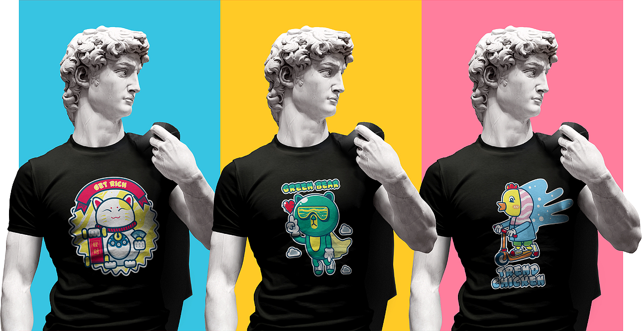 Trend illustration（图ZMTU0MTg1MzE2） - 新锐潮流插画 - 站酷设计师沈奕霖原创素材 - 站酷ZCOOL