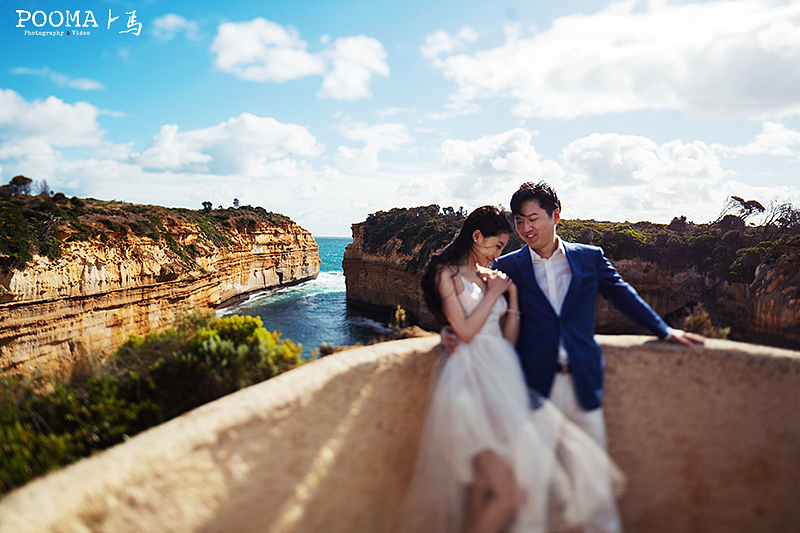 卜马婚纱|陈大帅&赵小白摄于墨尔本