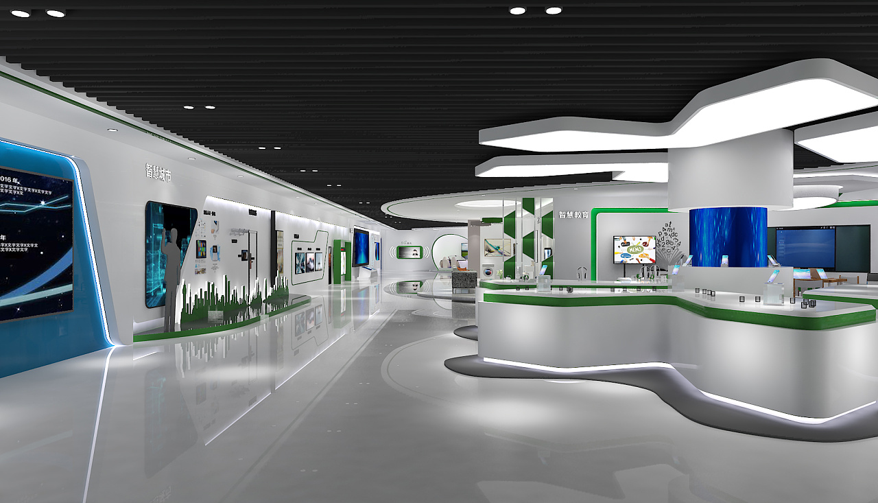 公司展厅|空间|展示设计 |三石design - 原创作品 - 站酷 (zcool)