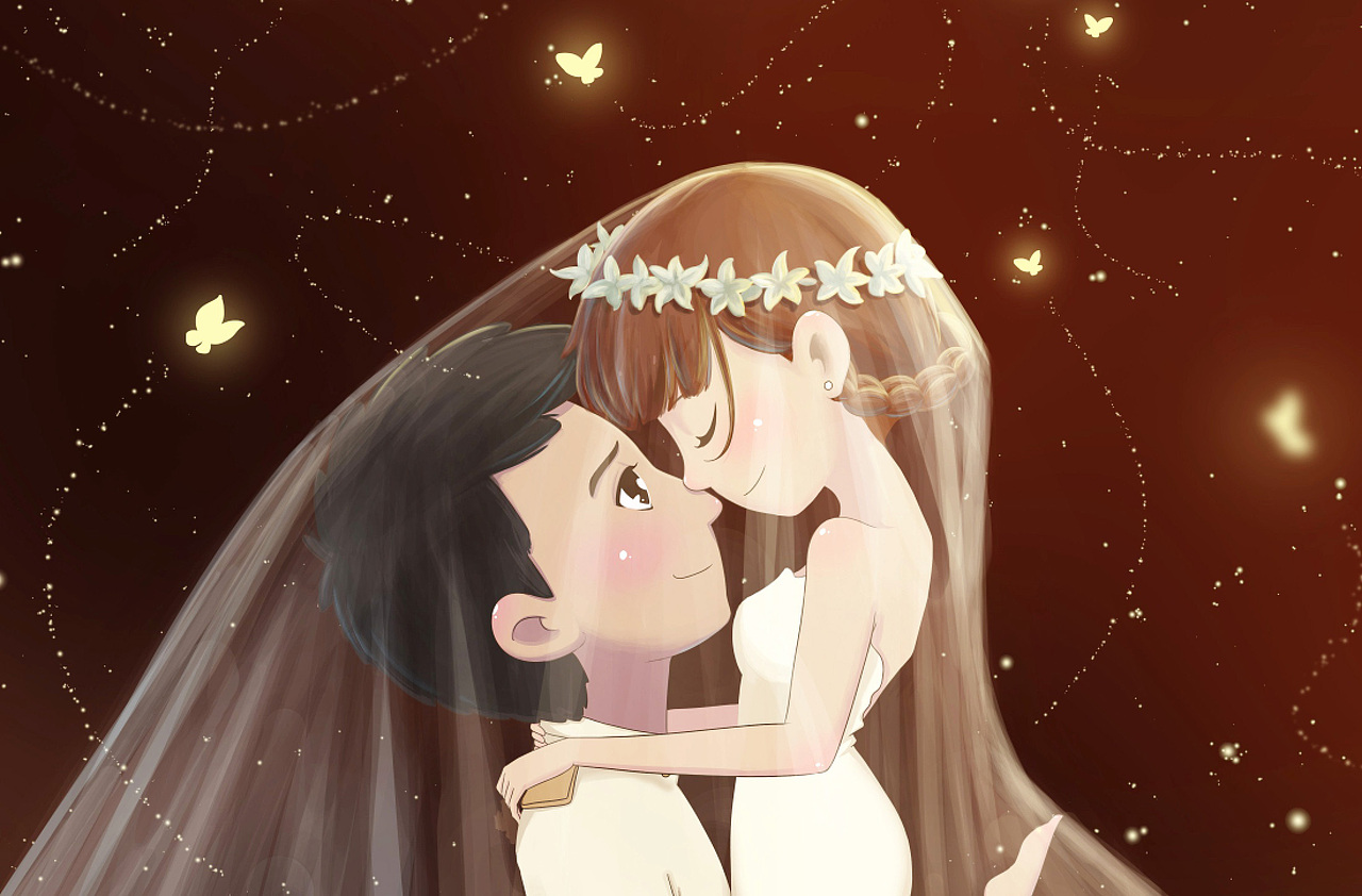 我们结婚吧（图ZMzM5Nzc1MjQ=） - 商业插画 - 站酷设计师芥末小E原创素材 - 站酷ZCOOL
