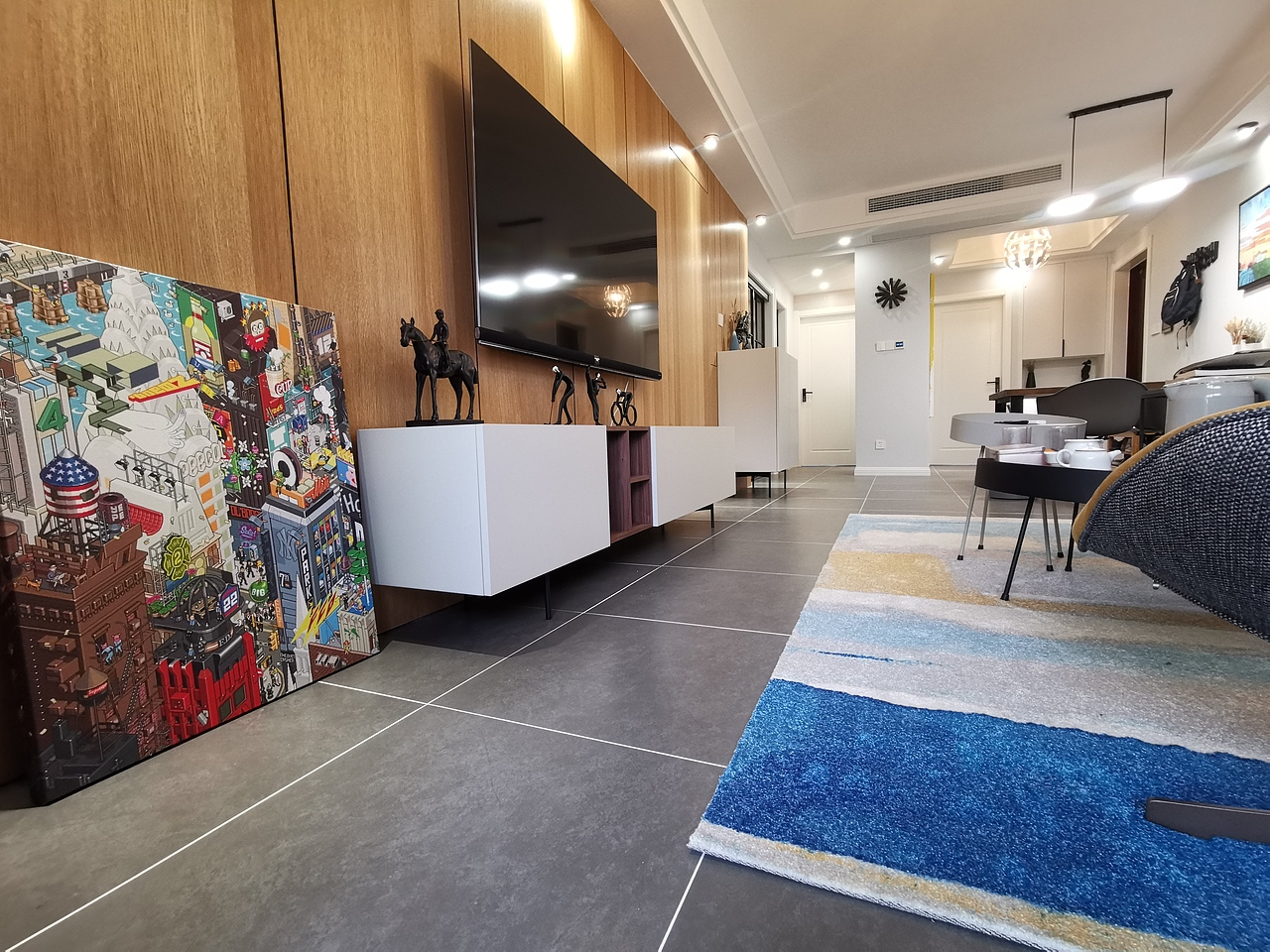 业主自搭客厅软装