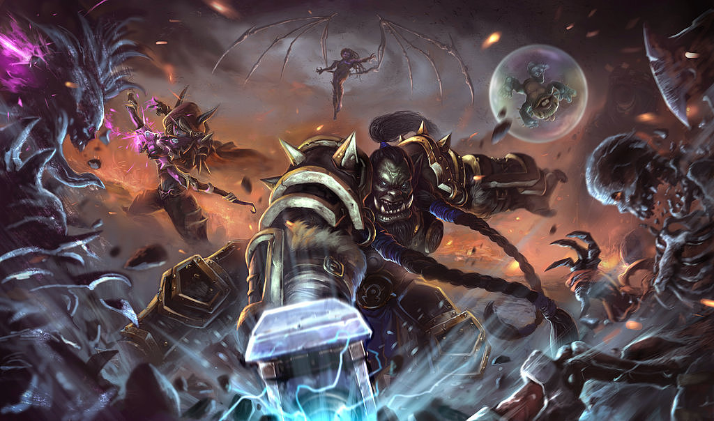 暴雪-风暴英雄-插画|插画|游戏原画|咋了爸爸 - 临摹作品 - 站酷