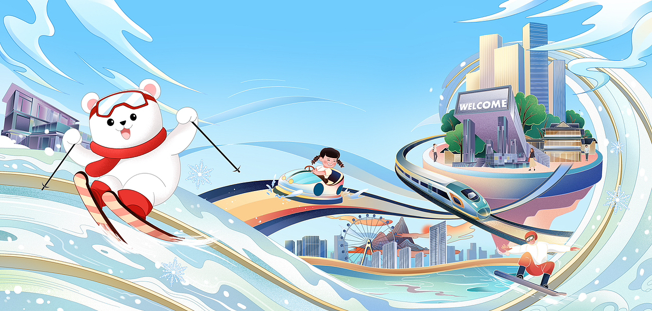 一些工作的图 地产广告插画（图ZMzYwNjQ5NDYw） - 商业插画 - 站酷设计师TJIANG原创素材 - 站酷ZCOOL