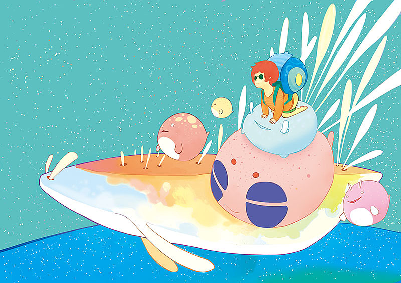 天空（图ZNDU3ODg3ODQ=） - 商业插画 - 站酷设计师godzillainzoo原创素材 - 站酷ZCOOL