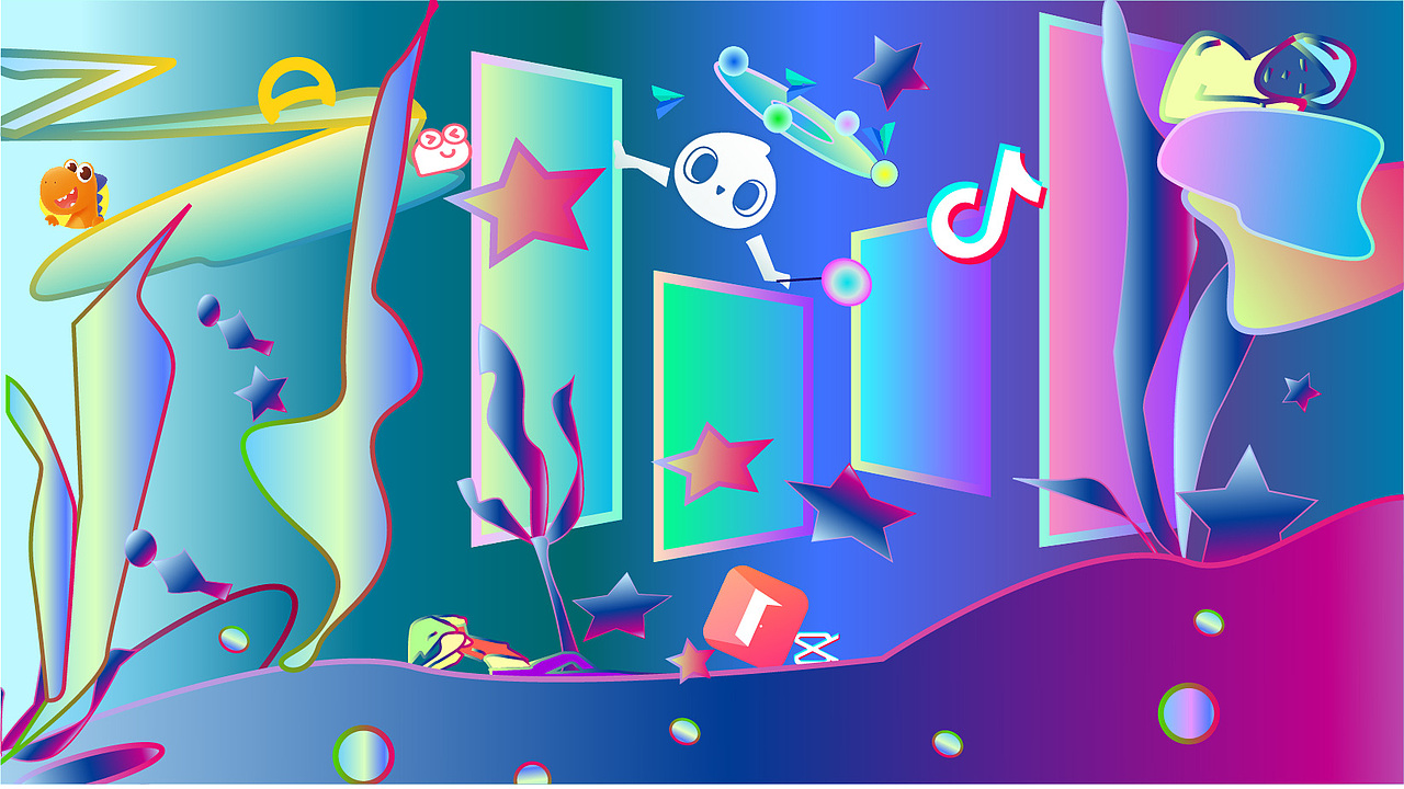 幻想空间（图ZMjIxNjEzNjcy） - 海报 - 站酷设计师小橘子雅原创素材 - 站酷ZCOOL