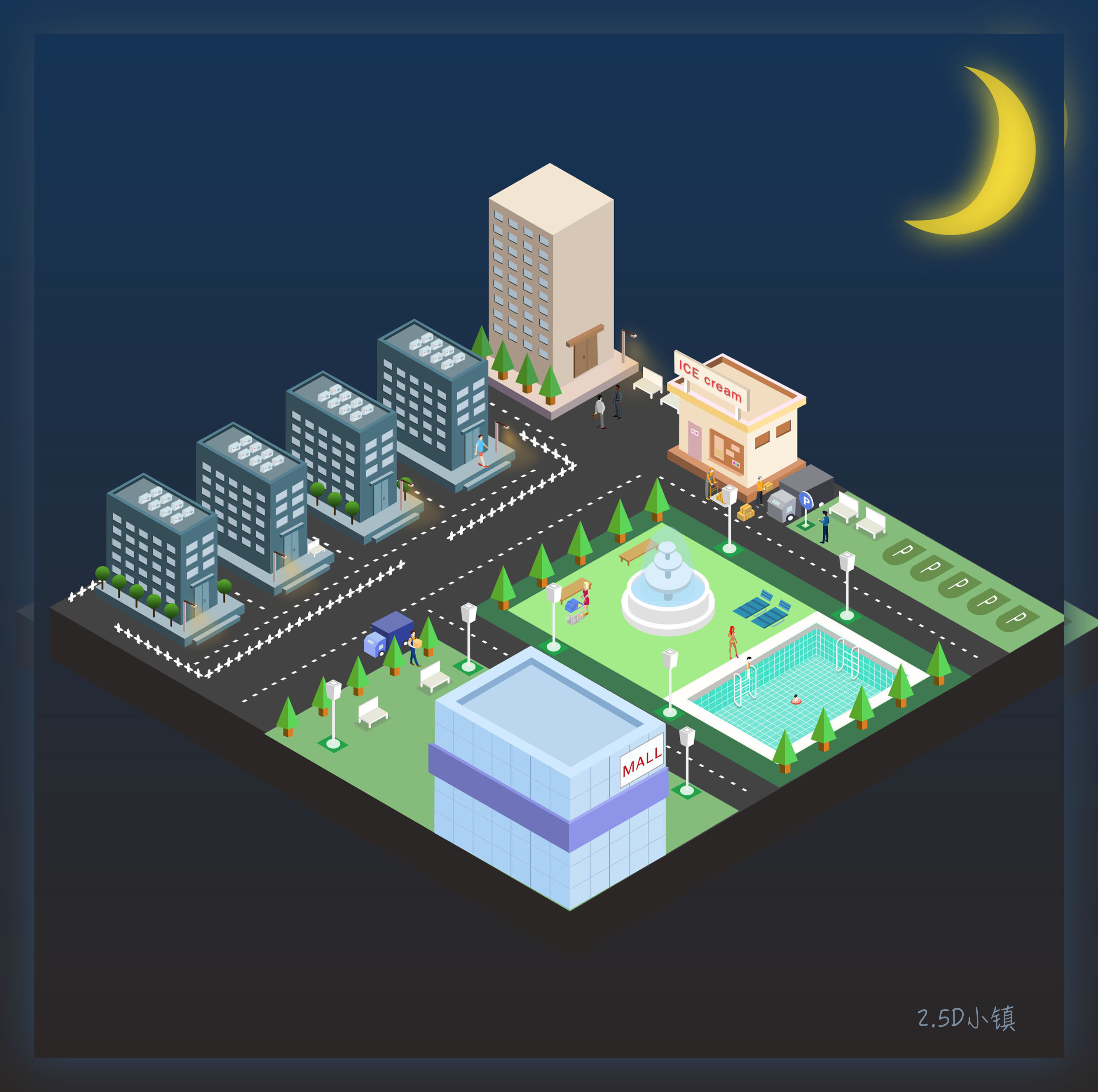 2.5d插画