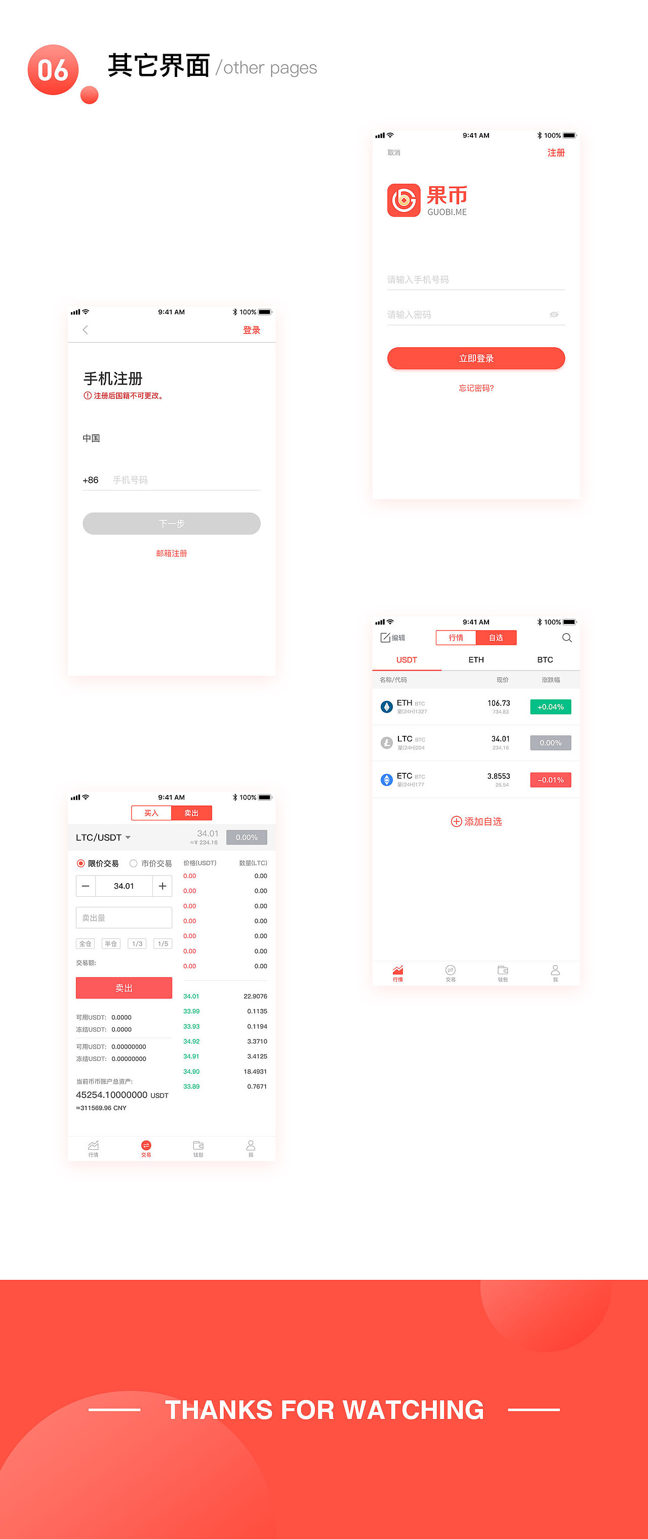 果币交易所APP（图ZMTU0NTg4ODQ4） - APP界面 - 站酷设计师Miss_ting原创素材 - 站酷ZCOOL