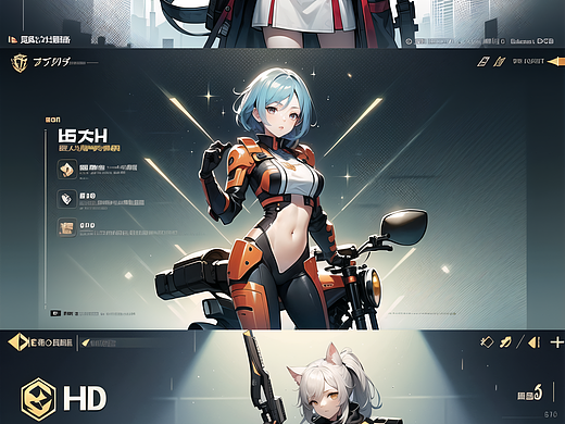 ai制作游戏界面