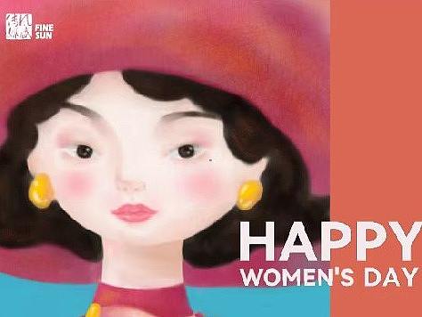 38 women&#39;s day 原创手绘海报