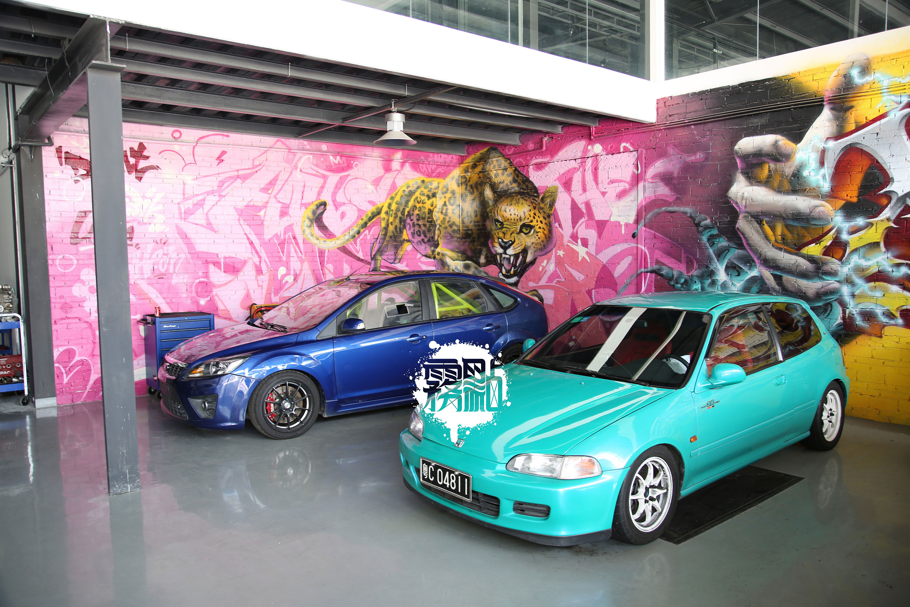 珠海涂鸦【雾点原创涂鸦】 中山尚享汽车俱乐部