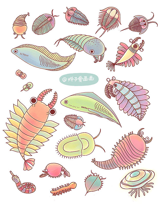 沉睡已久的化石（图ZMTM5OTcwOTg0） - 儿童插画 - 站酷设计师烨子爱画画原创素材 - 站酷ZCOOL