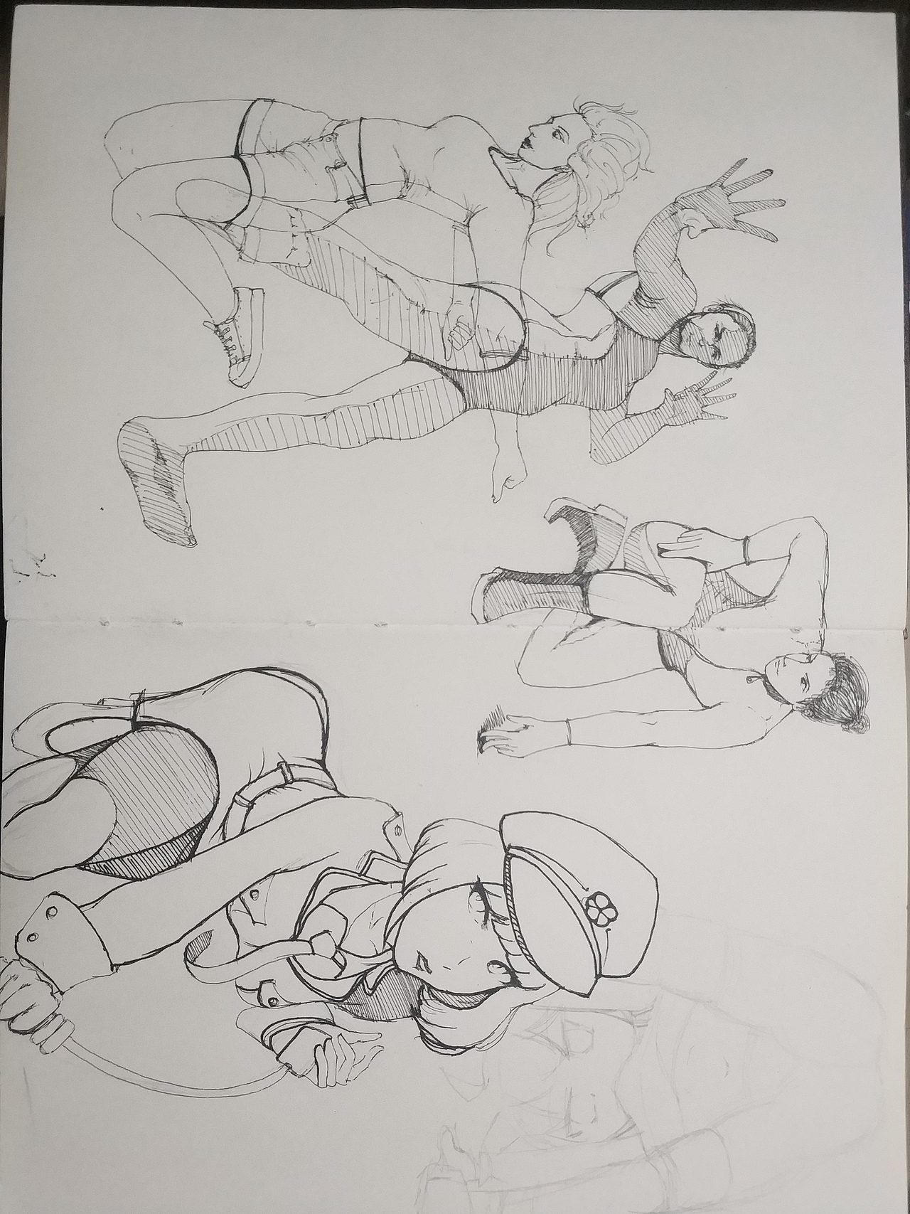 疫情期间的速写。