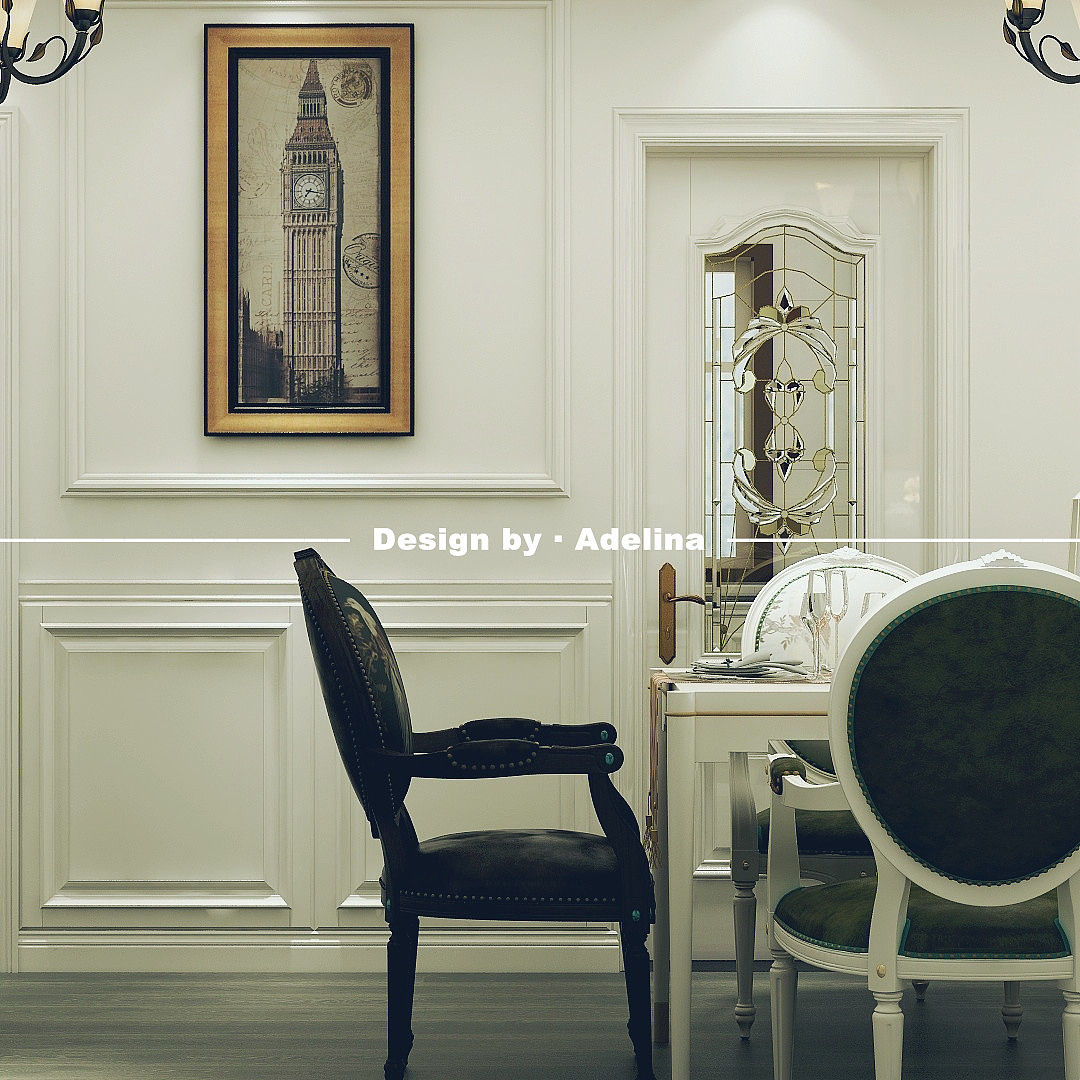 │白鸢·法式轻奢（图ZMTQxNzg5MTYw） - 家装设计 - 站酷设计师Adelina丶原创素材 - 站酷ZCOOL