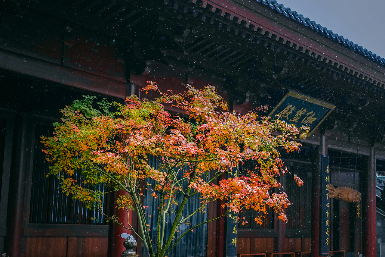 山寺雪景（图ZNjc1MjMzNzY=） - 风光摄影 - 站酷设计师正义的小伙伴Paul原创素材 - 站酷ZCOOL