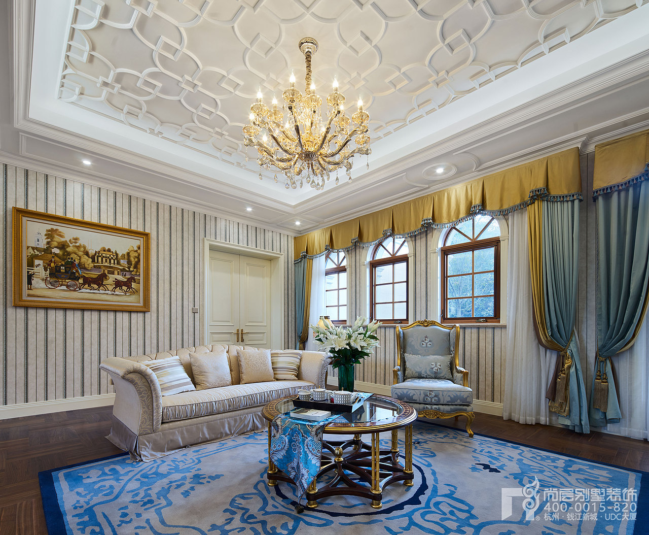 欧式混搭风格别墅装饰设计实景图