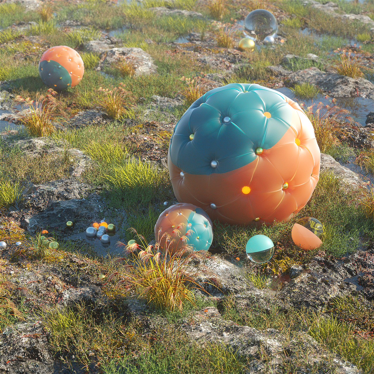 C4D_everydays render-- June 2017（图ZODQwNzMxNTI=） - 其他三维 - 站酷设计师okianyumi原创素材 - 站酷ZCOOL