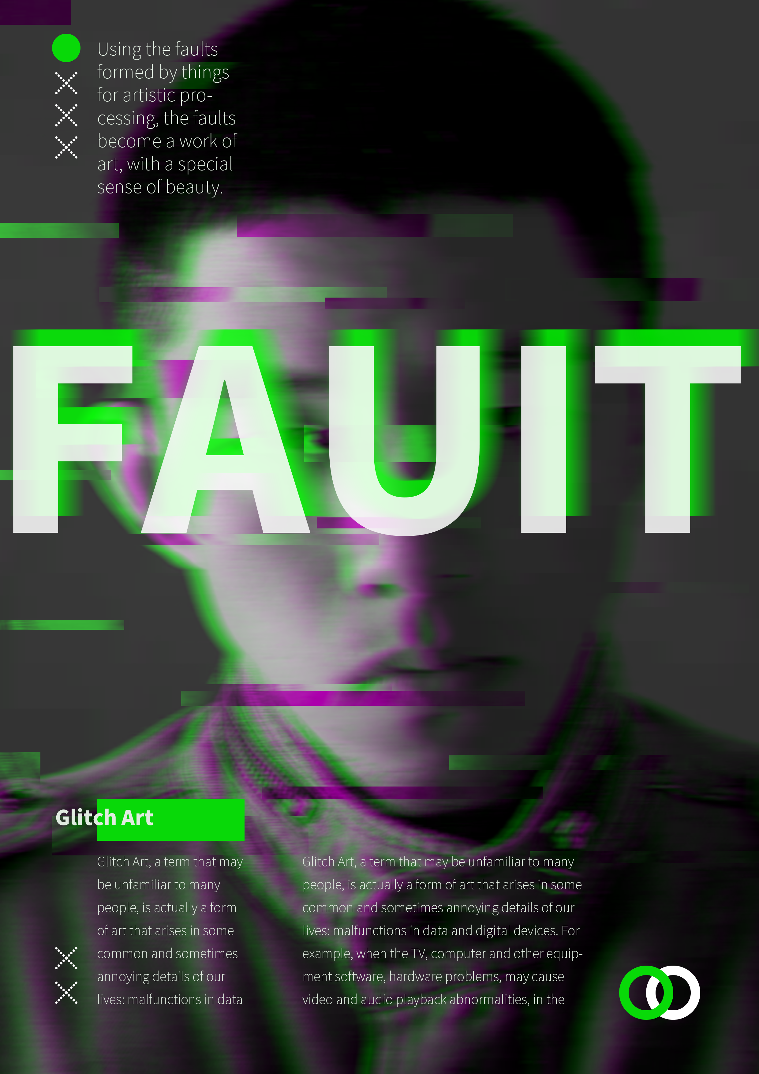 故障艺术|平面|海报|呆二猫 - 原创作品 - 站酷 (zcool)