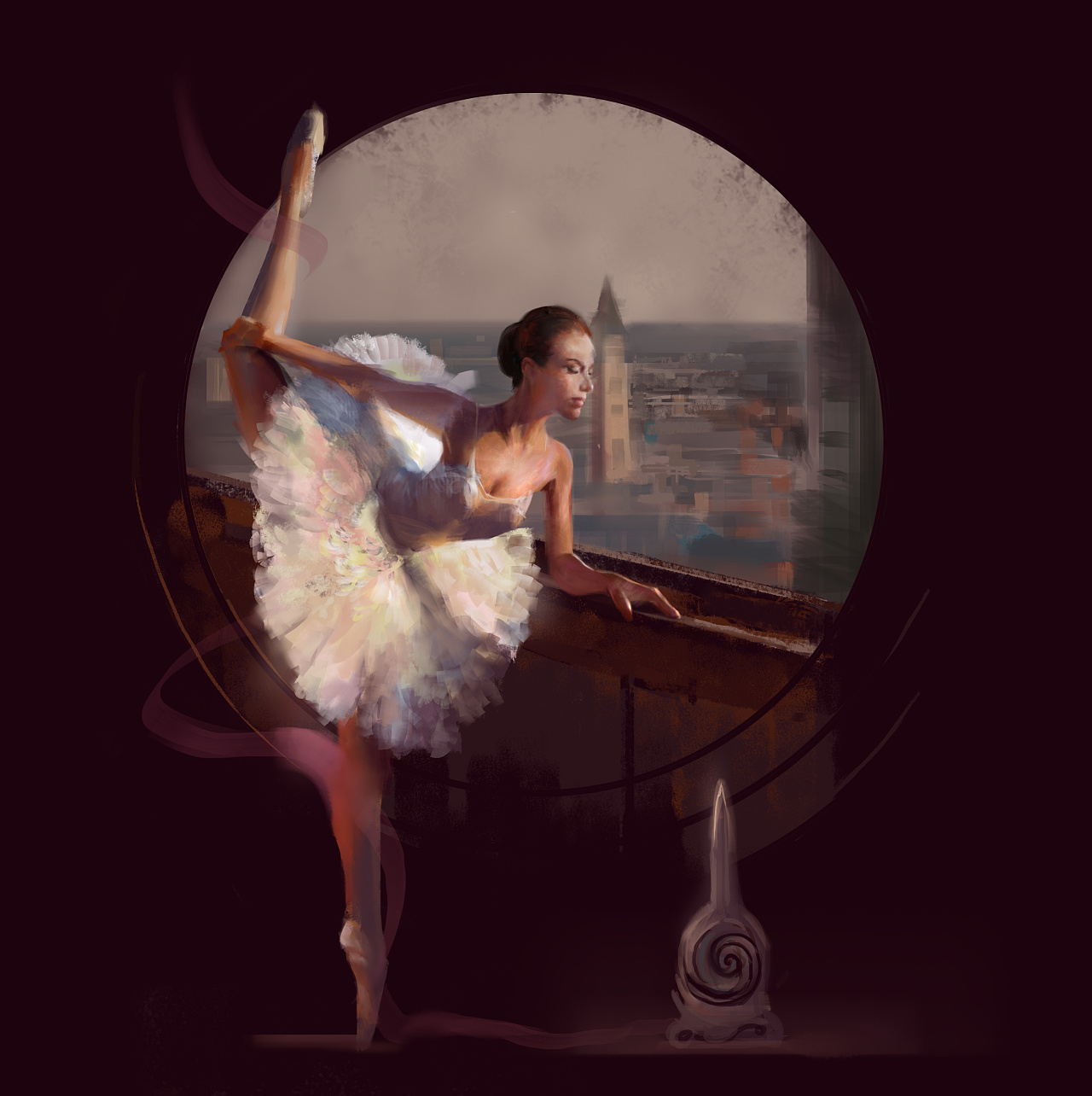 芭蕾舞者|插画|创作习作|自说自画聂晓波 - 原创作品 - 站酷 (zcool)