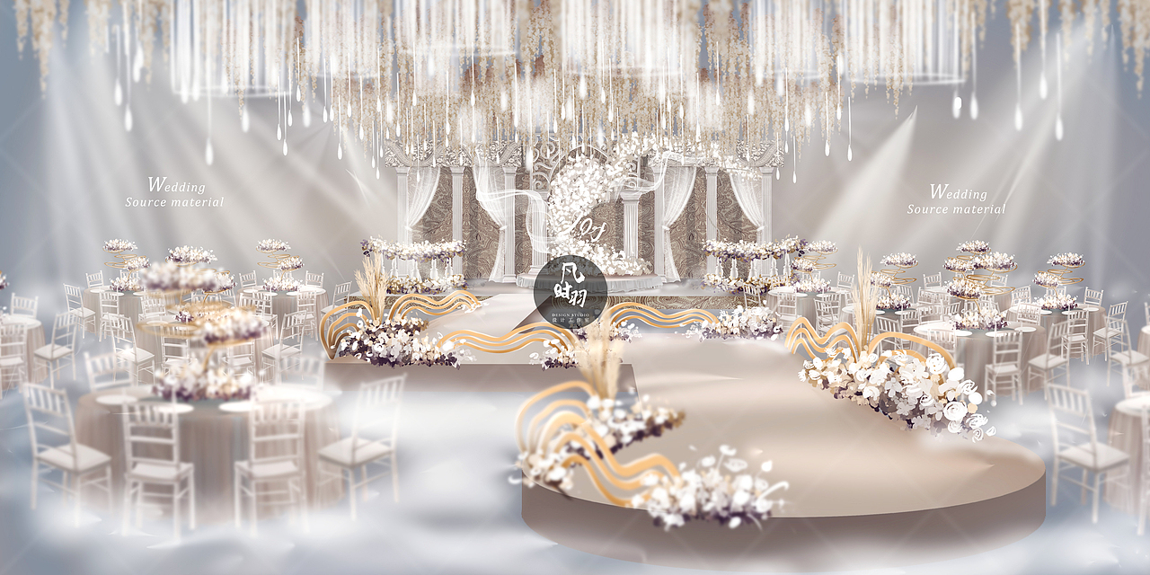 婚礼手绘 — 电脑 「圆舞曲」