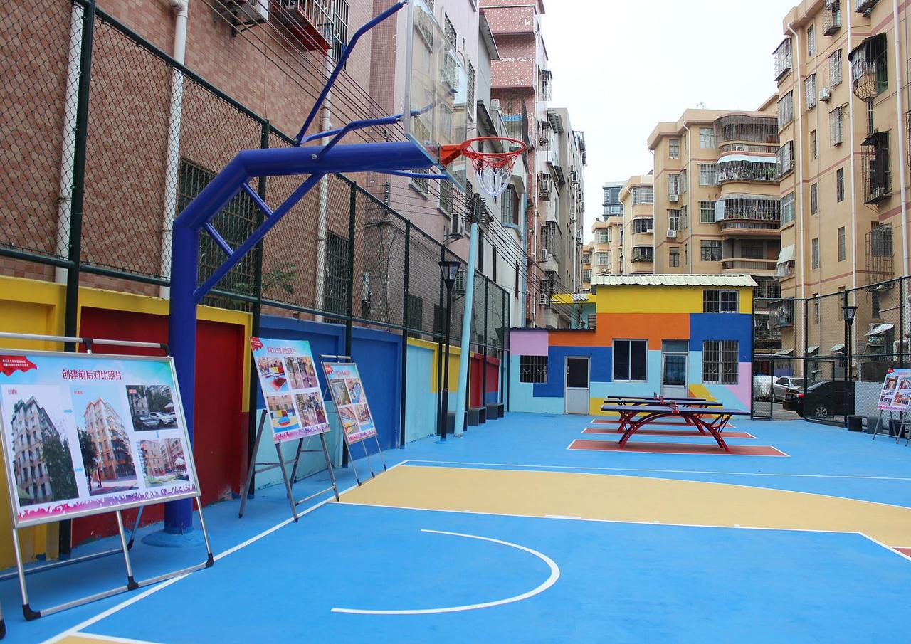 梵境设计—广州大石富丽社区桔芳园容貌提升+彩色墙画